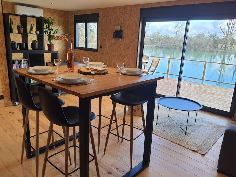 Chalet Les Pieds Dans L'Eau La Campagne A La Ville Saint-Doulchard Bagian luar foto